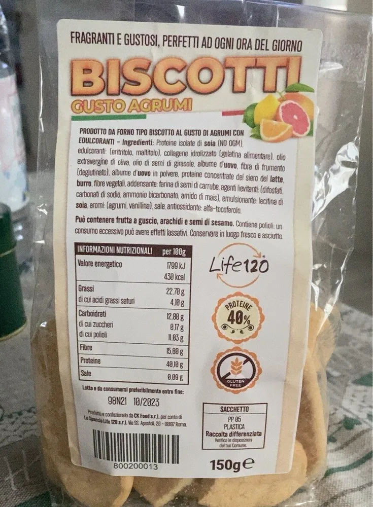 Biscotti Gusto Agrumi