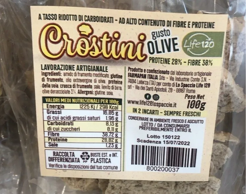 Crostini gusto olive