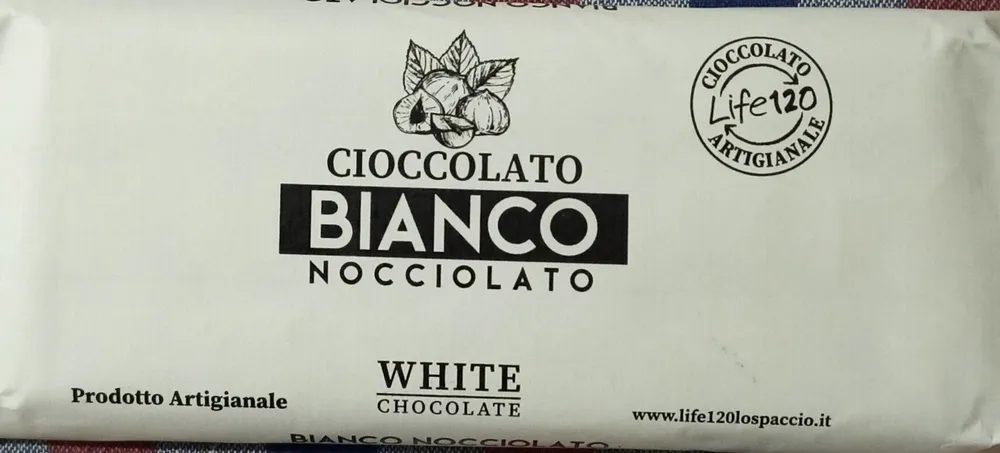 Cioccolato bianco nocciolato