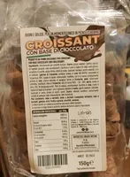 Croissant con base di cioccolato