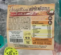 Fagottini ripieni crema di nocciole