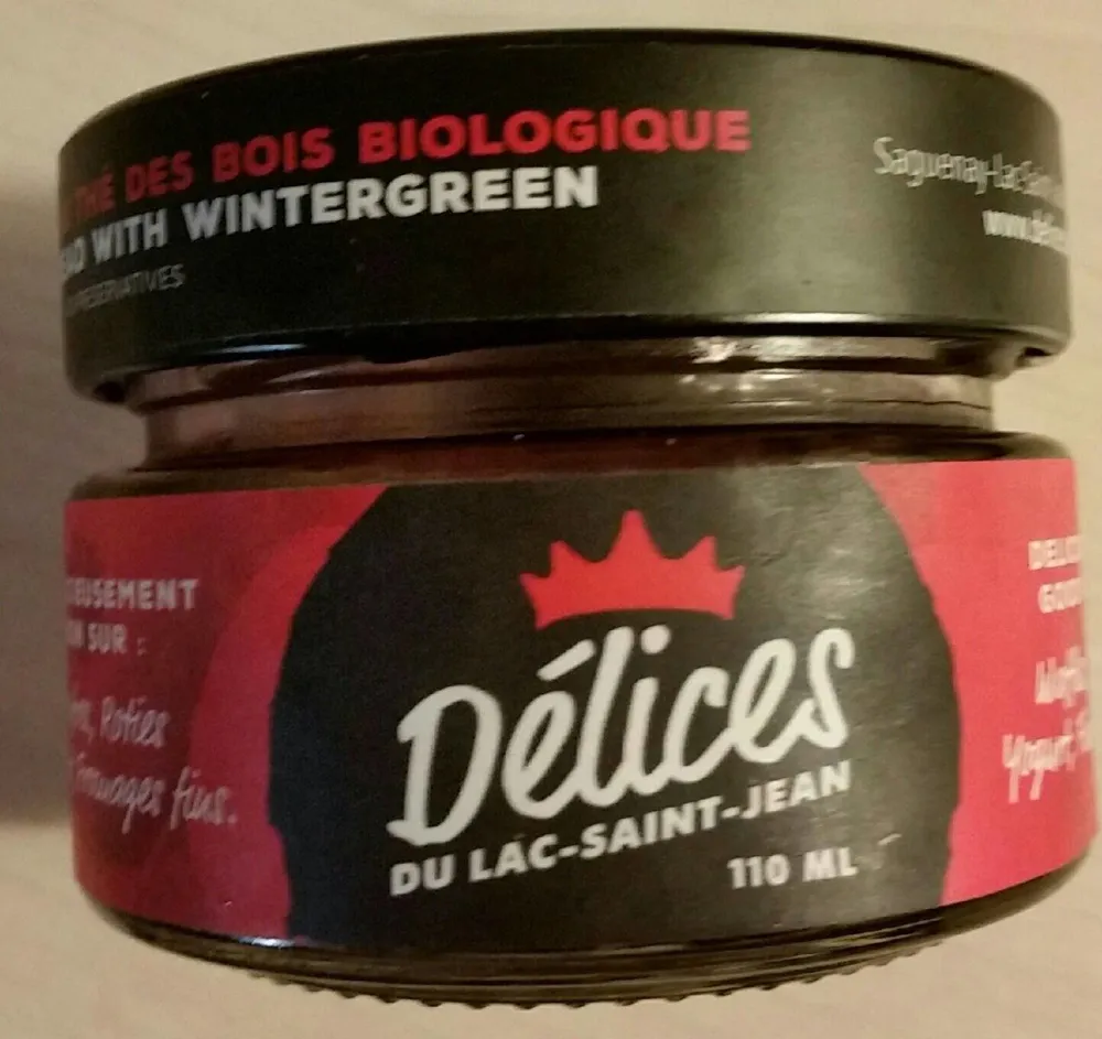 Tartinade de bleuets sauvages au thé des bois