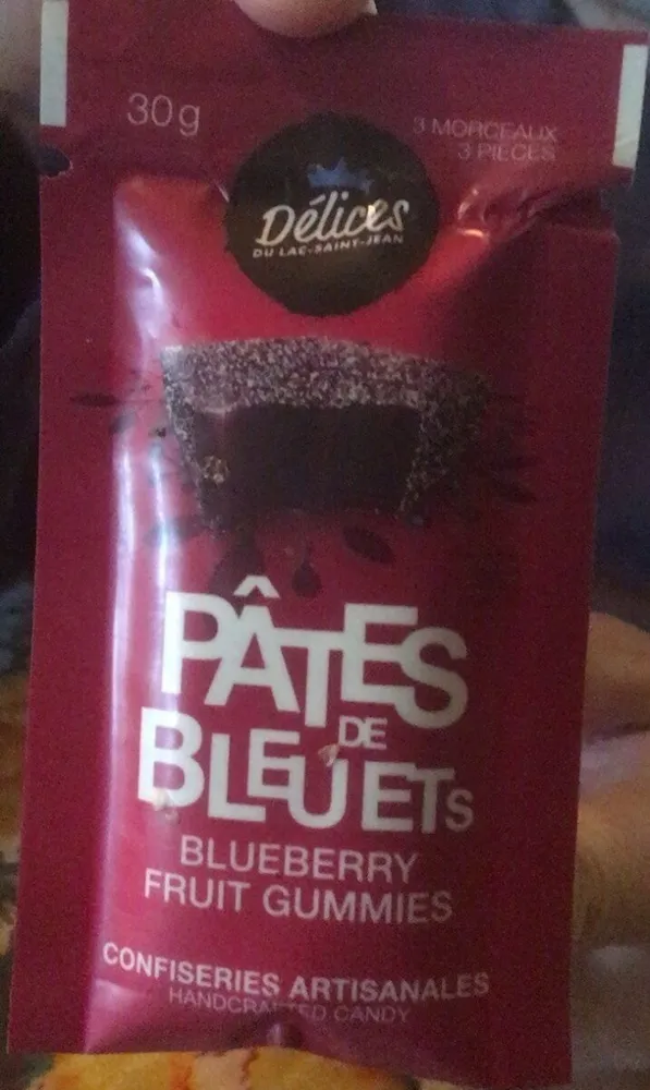 Pâtes de bleuets