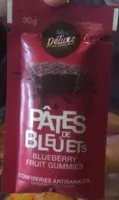 Pâtes de bleuets