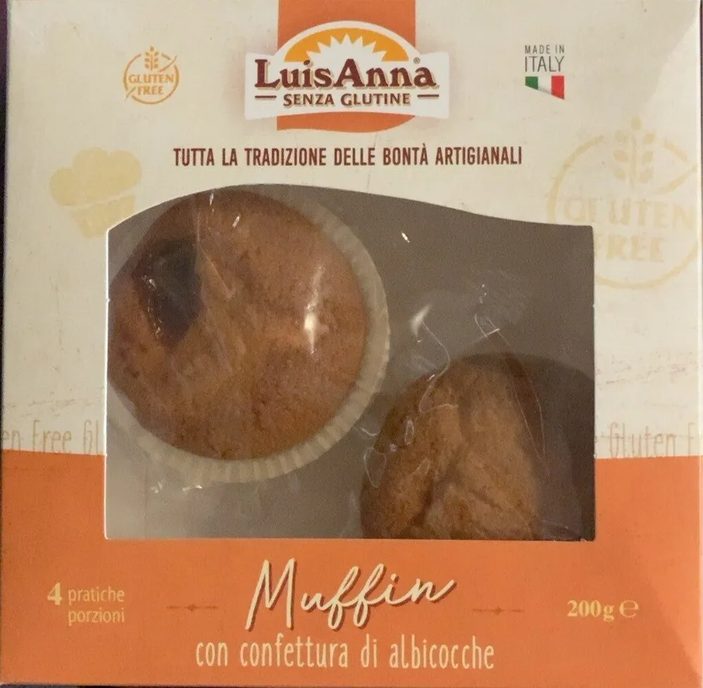 Muffin con confettura di albicocche