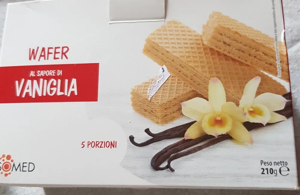 Wafer al sapore di vaniglia