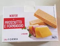 Wafer al prosciutto e formaggio