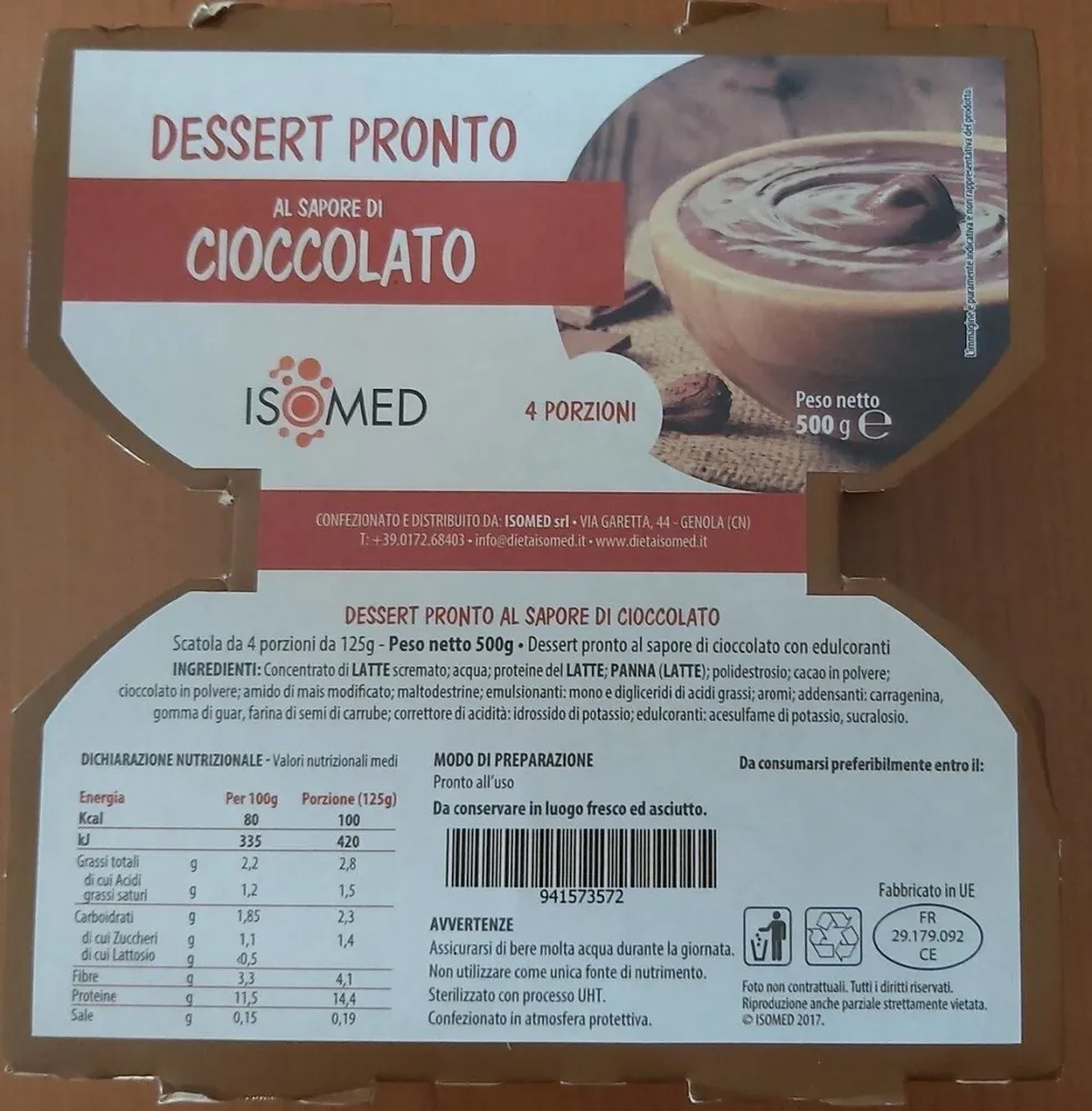 Dessert pronto