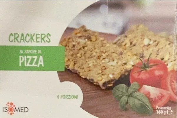 Crackers al sapore di pizza