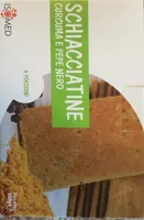 Schiacciatine curcuma e pepe nero