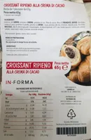 Croissant ripieno alla crema di cacao