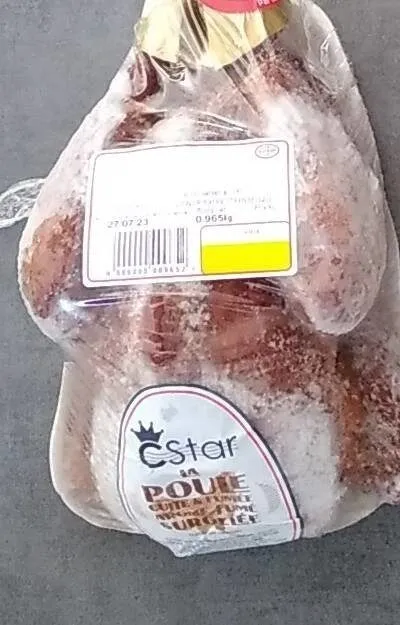 La poule cuite et fumé