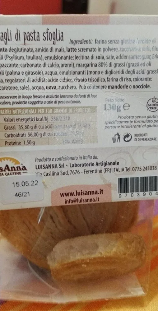 Ventagli di pasta sfoglia