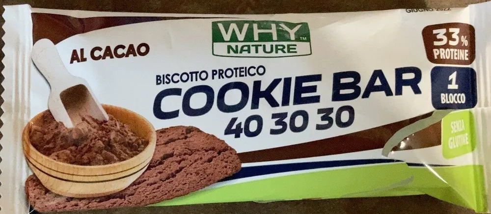 Cookie bar 40-30-30 CACAO