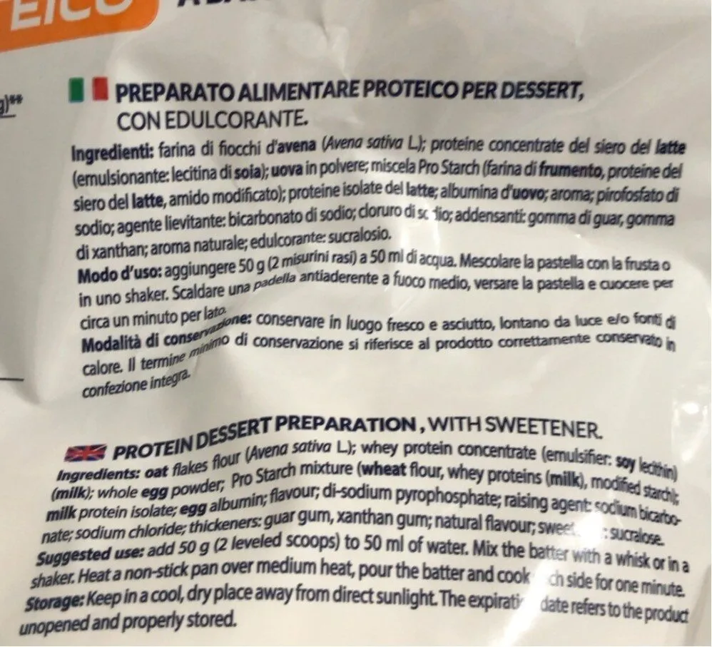 Pancake proteico