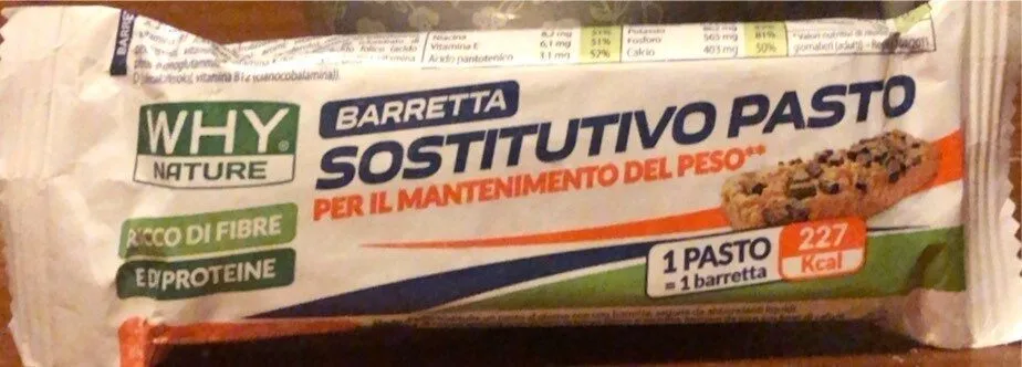 Barretta sostitutivo pasto