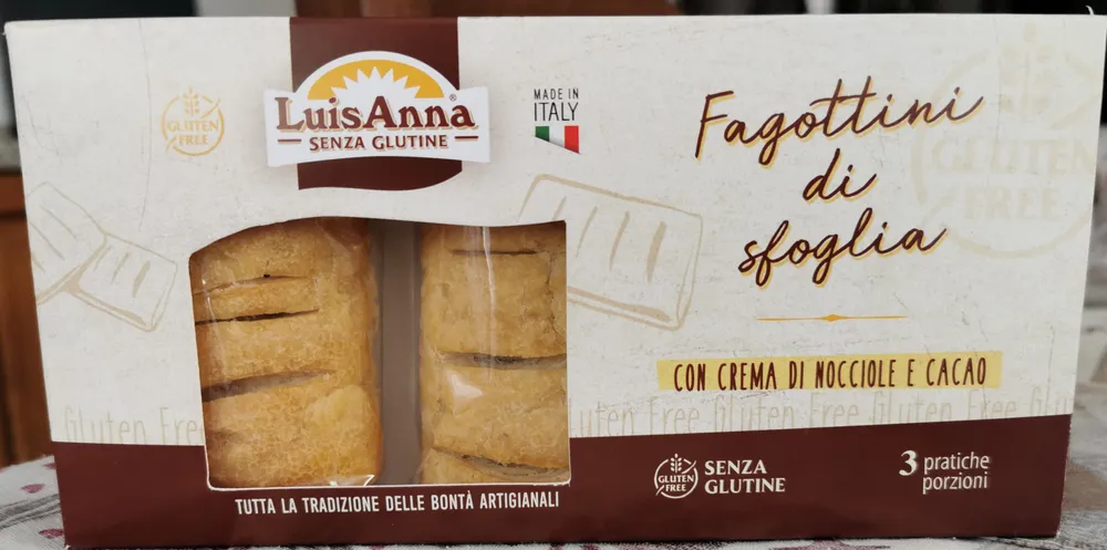 Fagottino di sfoglia con crema di nocciole e cacao LuisAnna