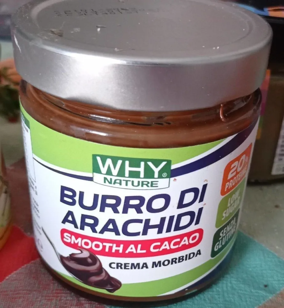Burro di arachidi smooth al cacao