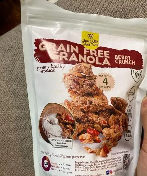 Grain free granola  berry crunch