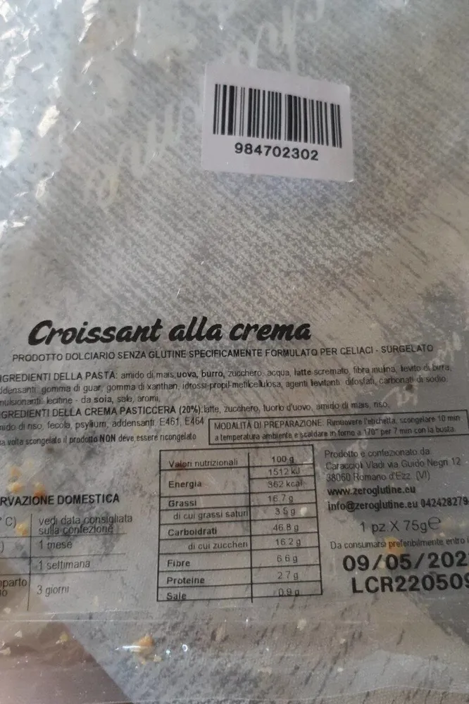Croiaannt alla crema