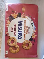 Biscotti gocce di cioccolato e avena