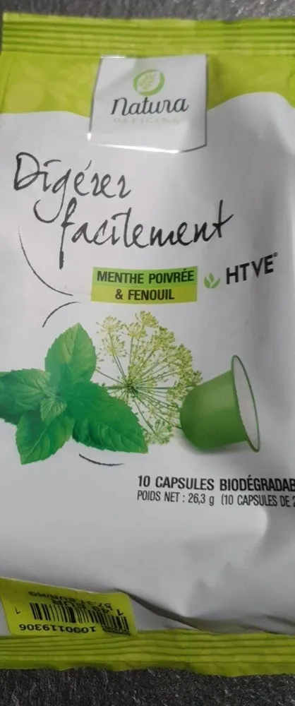 Capsules menthe poivrée et fenouil