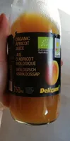 Jus d'abricot biologique