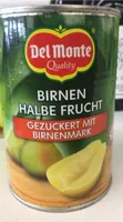 Birnen halbe frucht