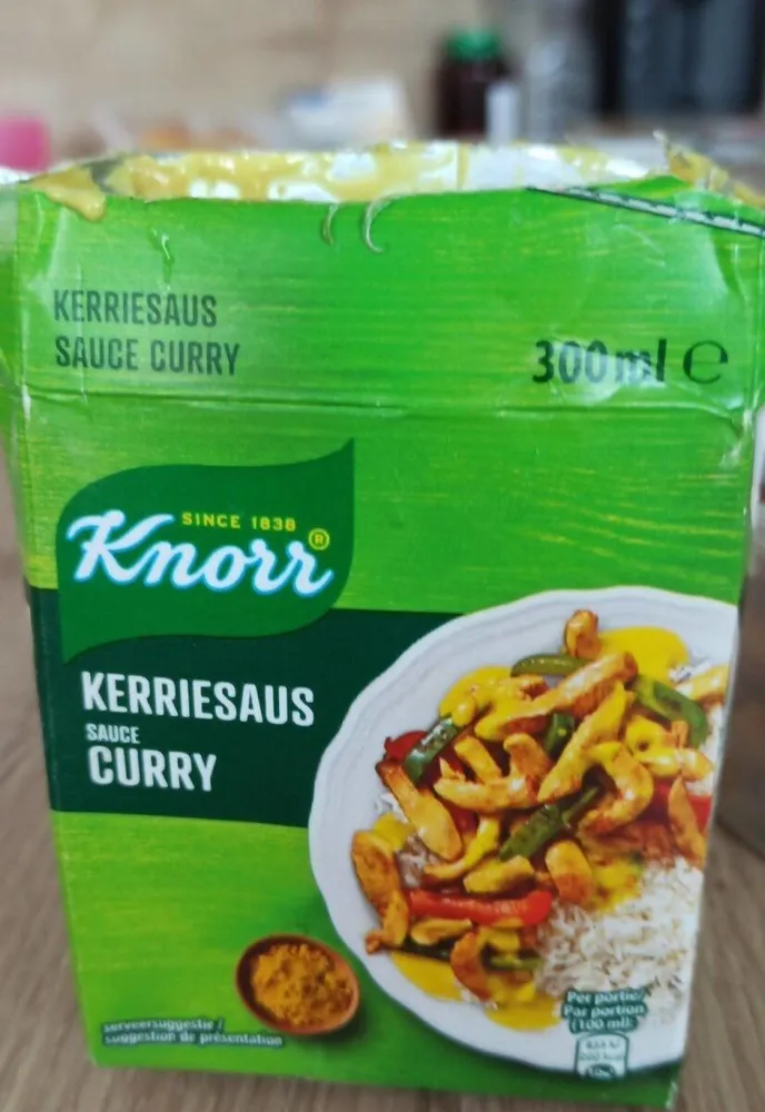 Knorr curry sauce
