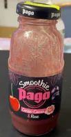 Pago smoothie cerise cassis et rose