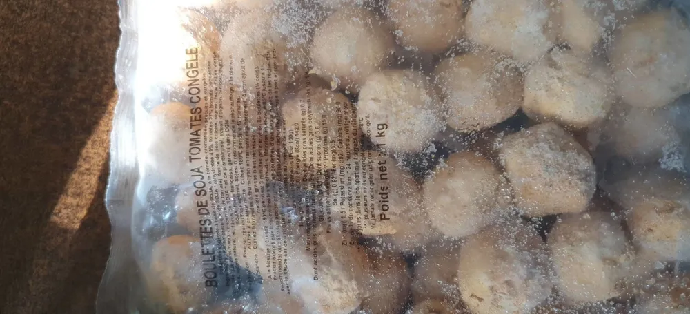 Boulette de soj1 tomate