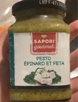 Pesto epinard feta