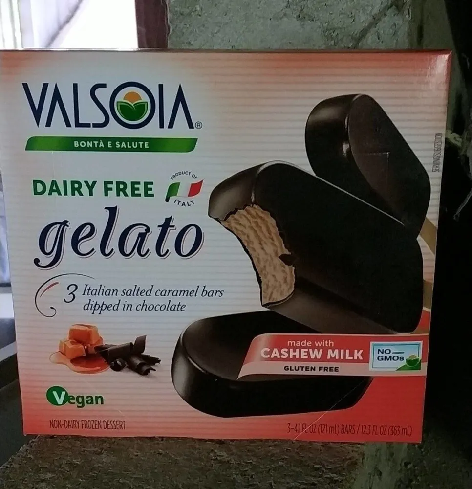 Glace veganes aux noix de cajou et caramel
