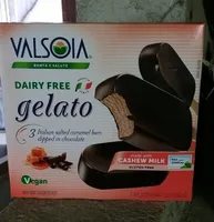 Glace veganes aux noix de cajou et caramel