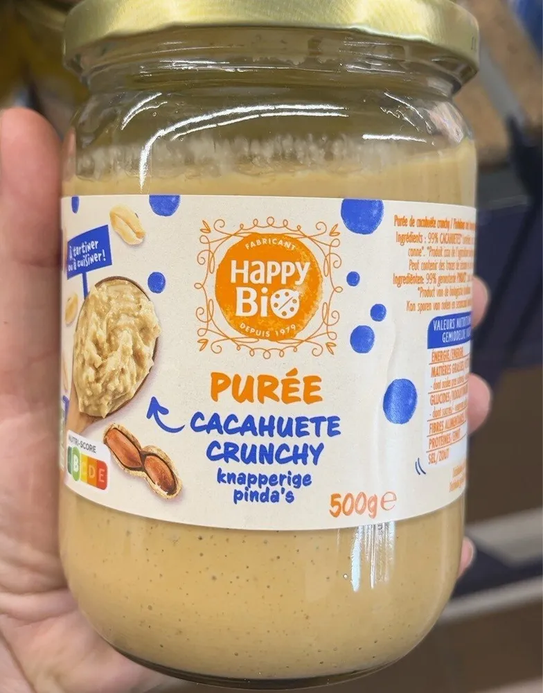 Purée cacahuete crunchy