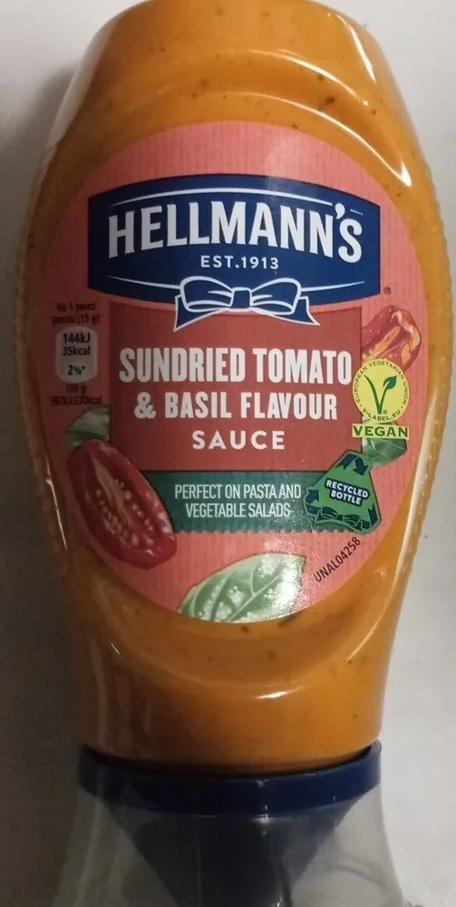 Sundried tomato and Basil Flavour sauce