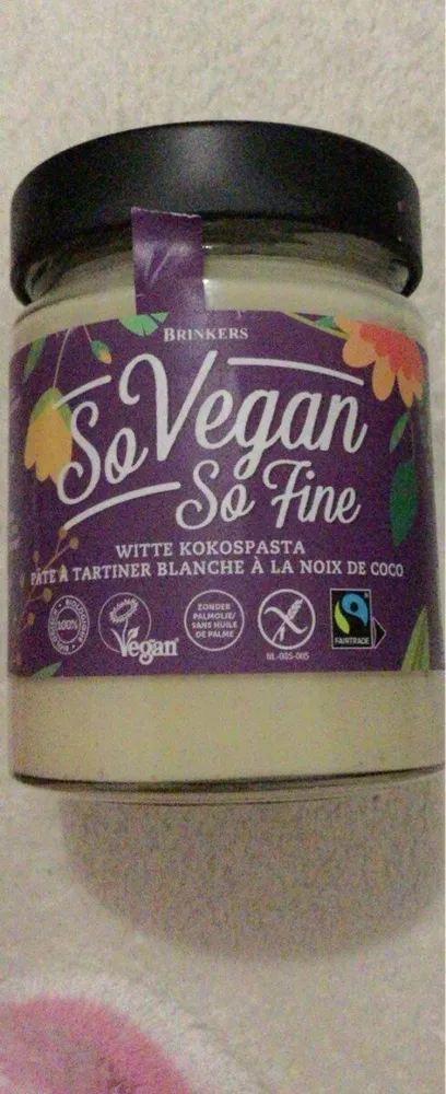 Pâte à tartine blanche à la noix de coco
