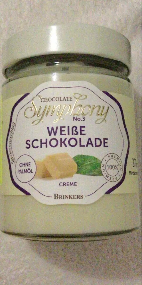Pâte à tartiner au chocolat blanc