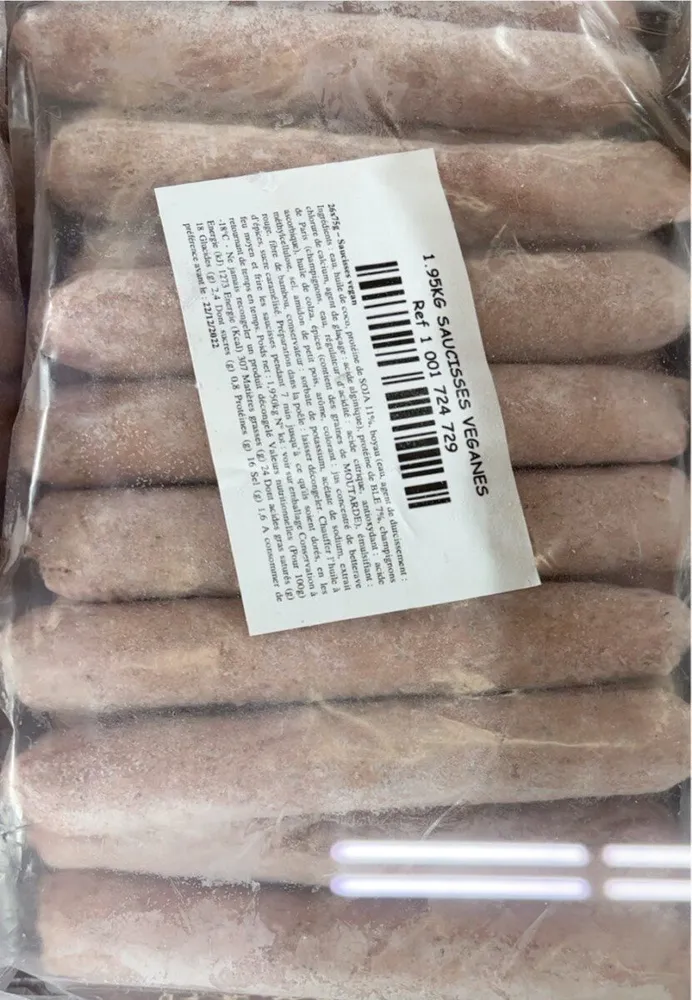Saucisse vegan