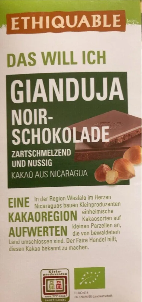 Gianduja noir-schokolade