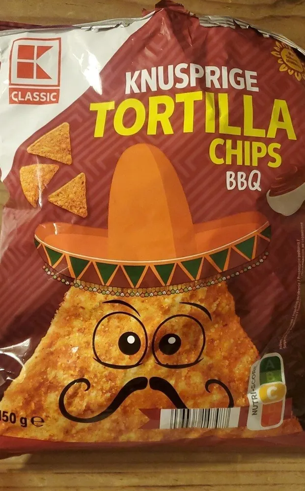 Knusprige Tortilla chips bbq
