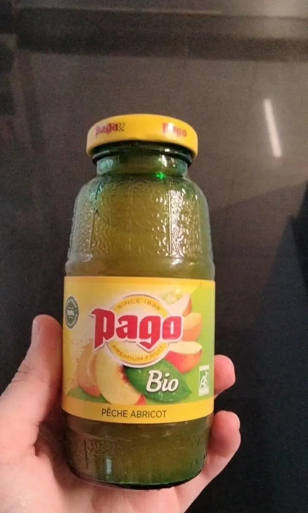 Pago juice pêche abricot Bio