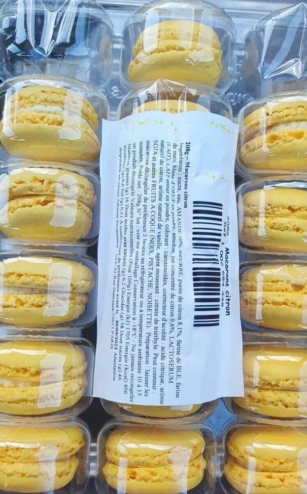 Macarons citron