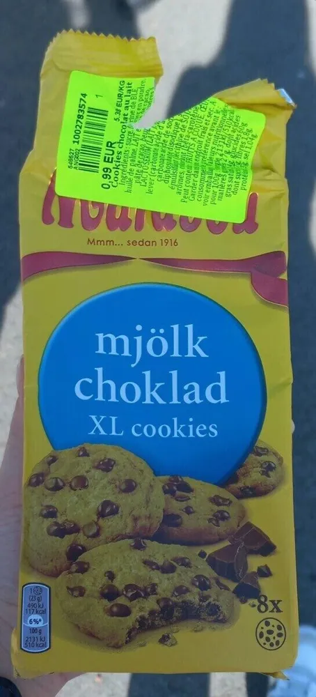 mjölk choklad XL cookies