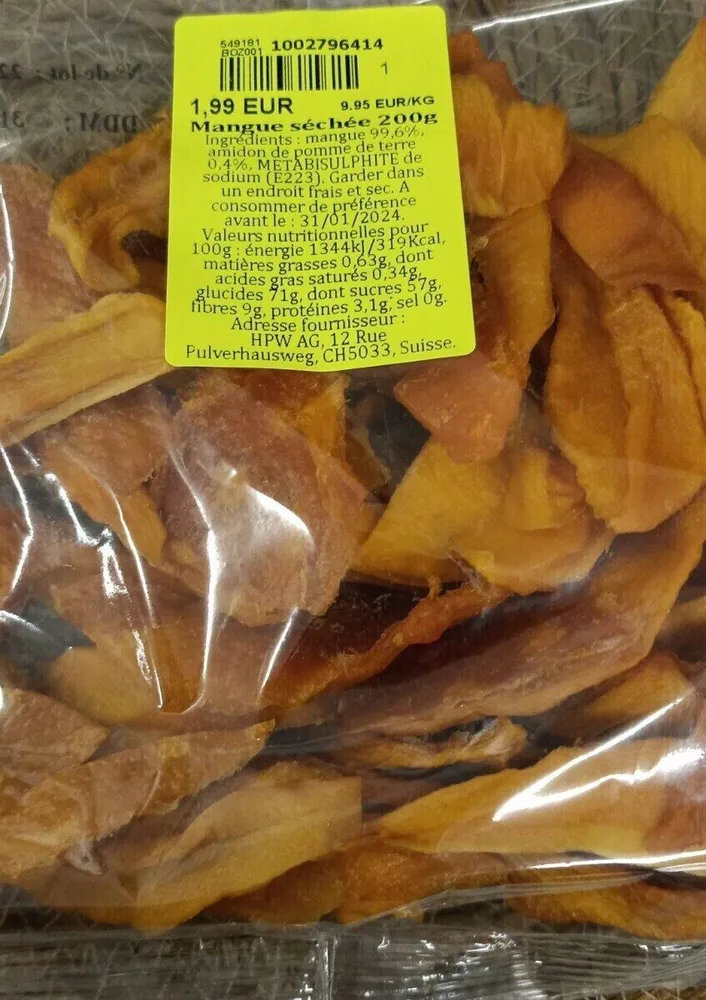 Mangue séchée