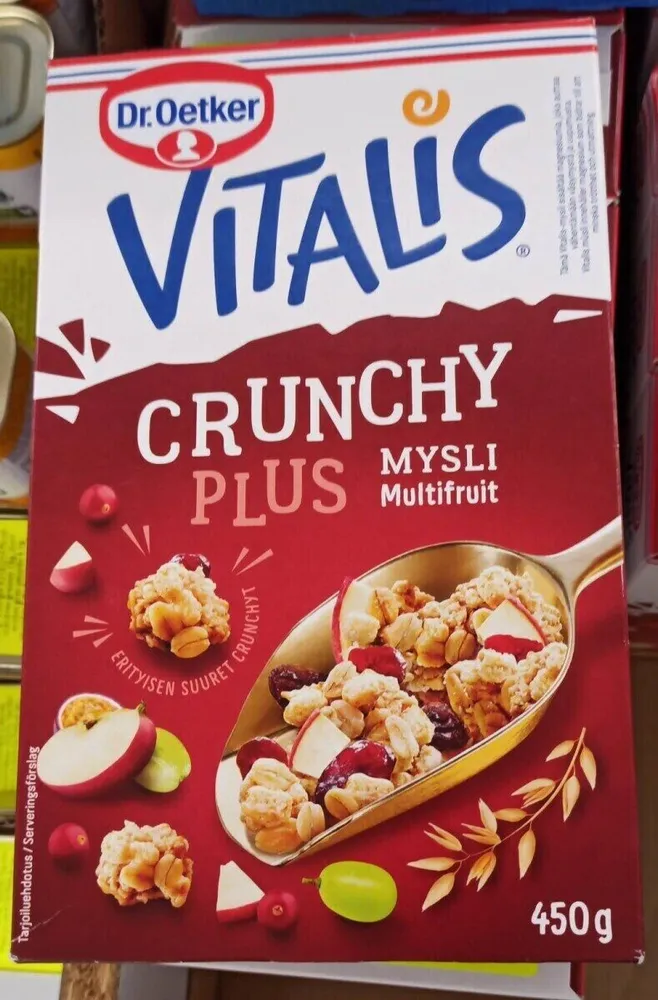 Muesli croustillant aux fruits