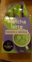 Matcha latte banana & vanilla