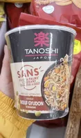 Nouilles japonaises saveur bœuf gyudon et oignons
