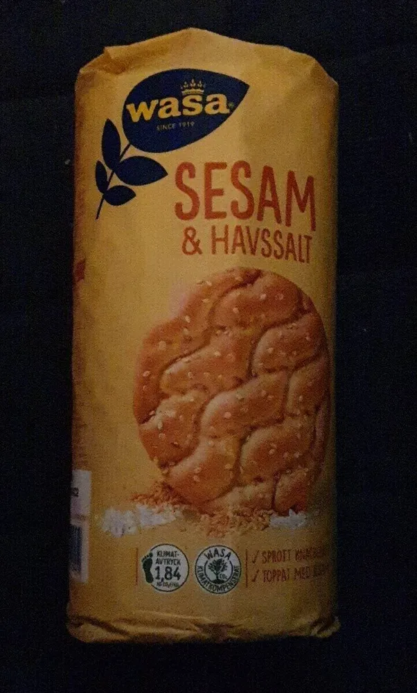 Pain croustillant sésame et sel marin