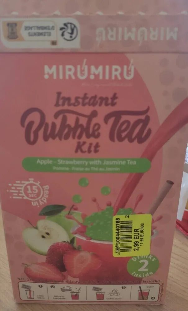 Instant bubble tea kit